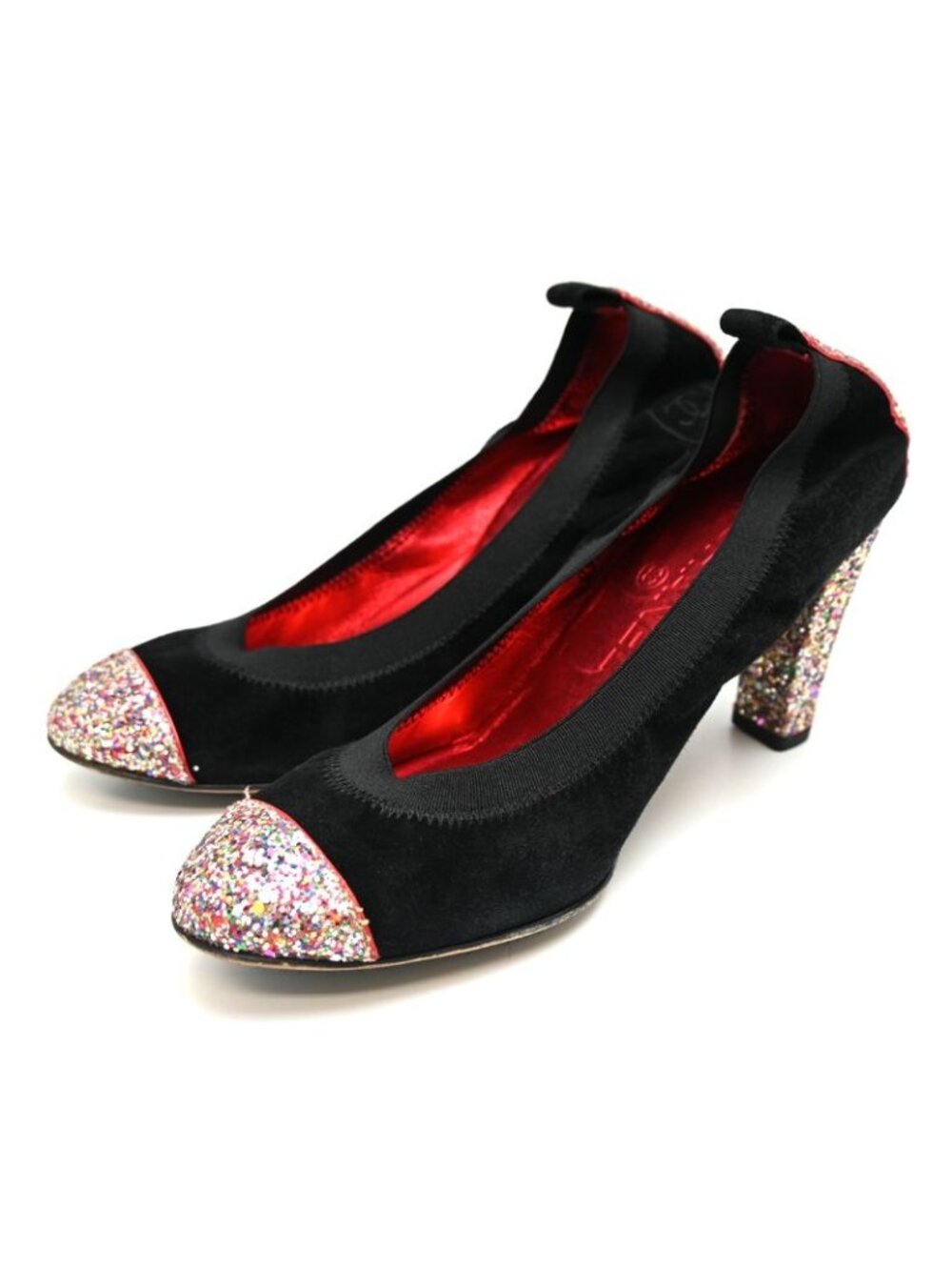 Chanel Pumps Heel Black